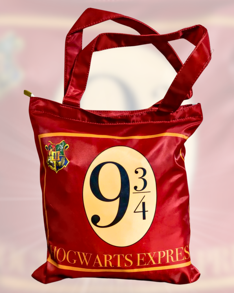Harry Potter themed tote bag for fans