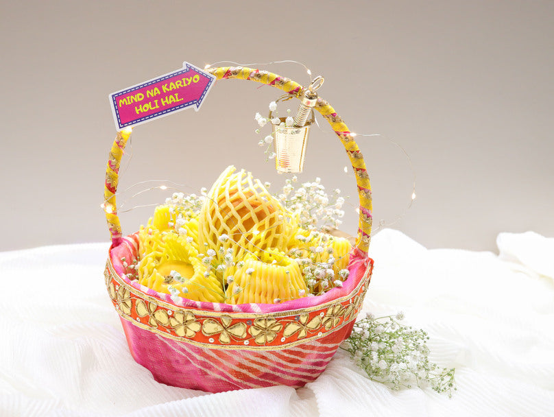Holi Fruit Basket Hamper (Customizable)