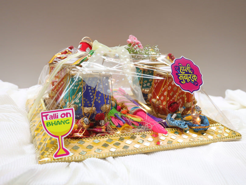 Holi Tray Hamper (Customizable)