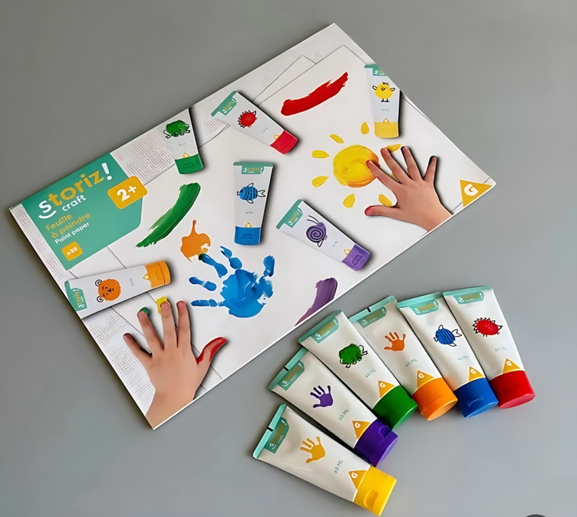 Kids Finger Paint Art and Craft Set
