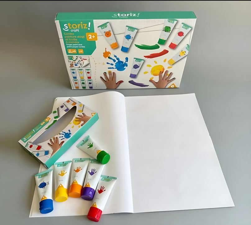 Kids Finger Paint Art and Craft Set