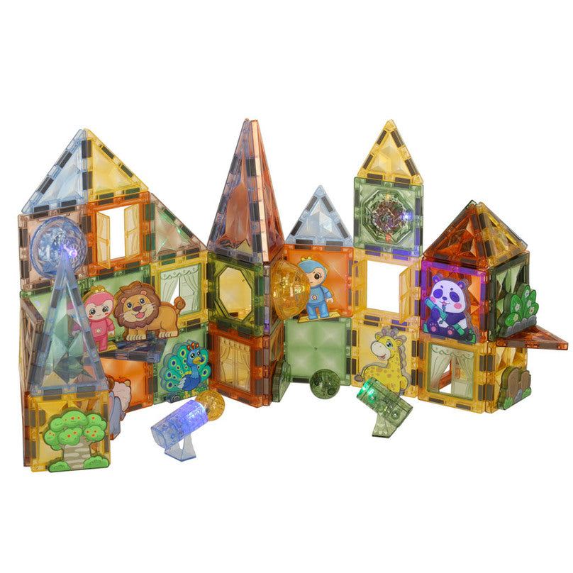 Kids magnetic building toy for creative play