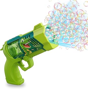 LED bubble gun for kids automatic bubble blaster toy
