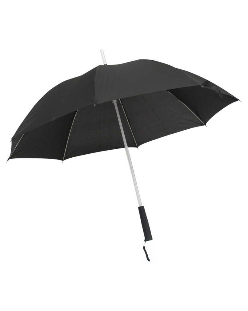 Light up umbrella for dark conditions