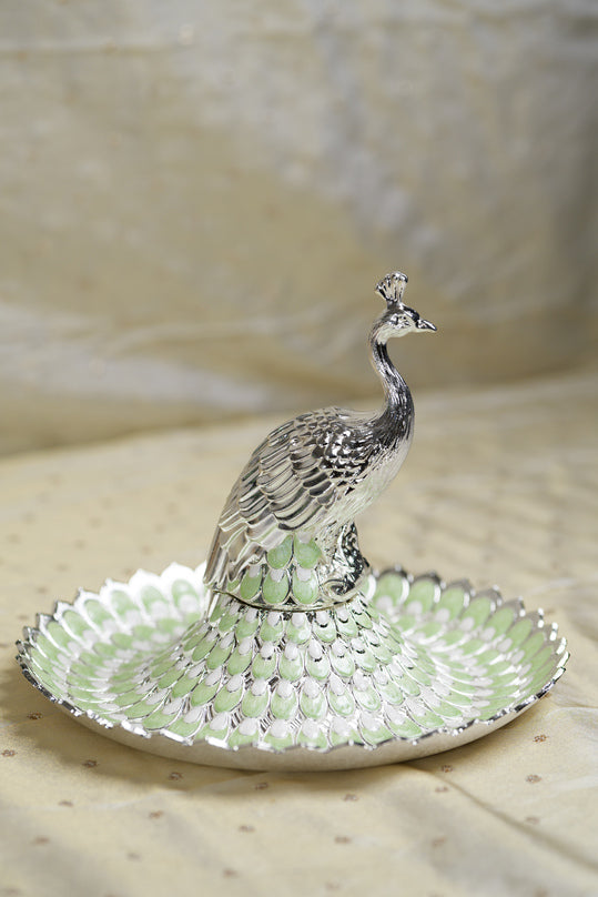 Majestic Peacock Platter