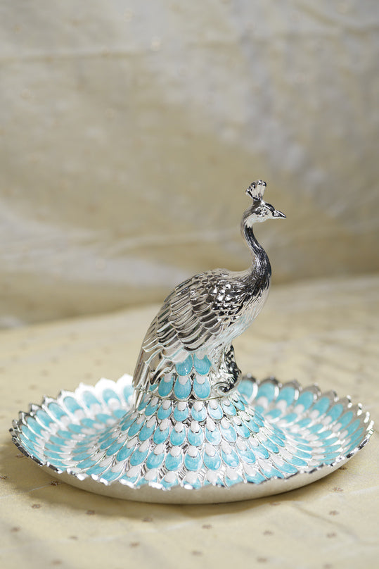 Majestic Peacock Platter