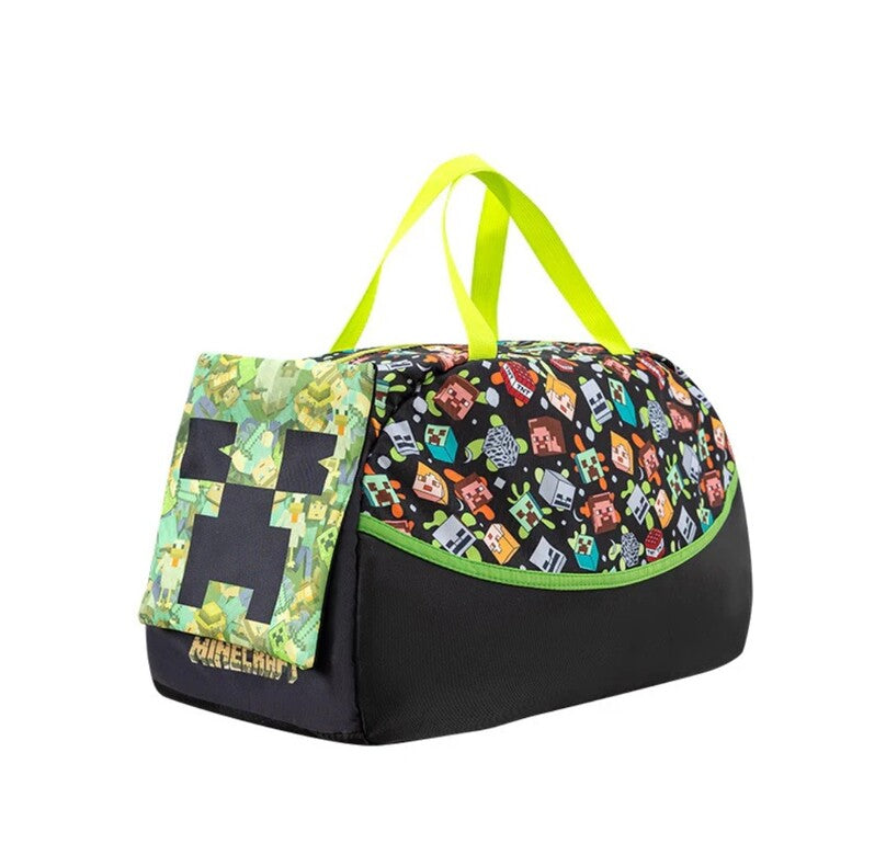 Minecraft travel duffel bag