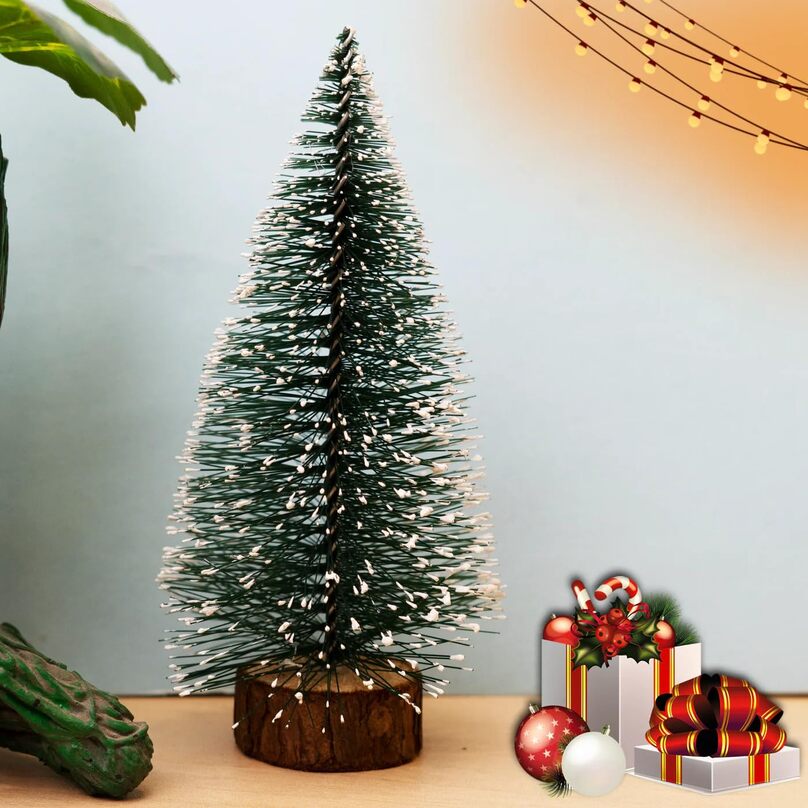 Mini Snowy Christmas Tree Decoration