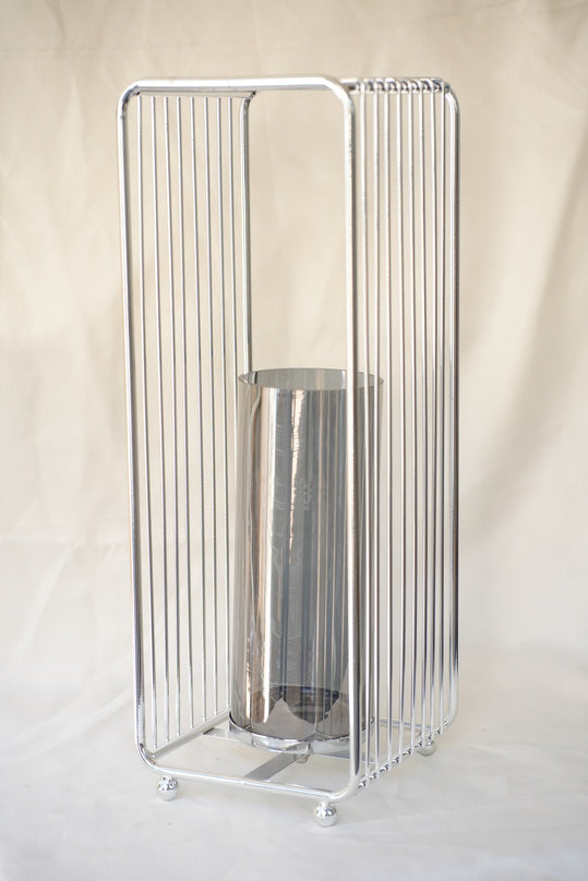 Modern wireframe candle holder