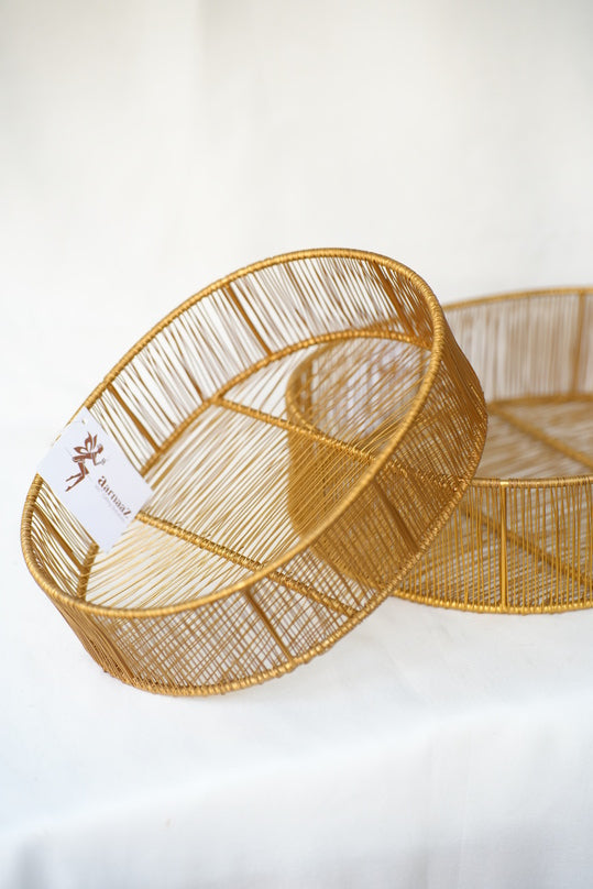 
                      
                        Oval Metal Basket
                      
                    
