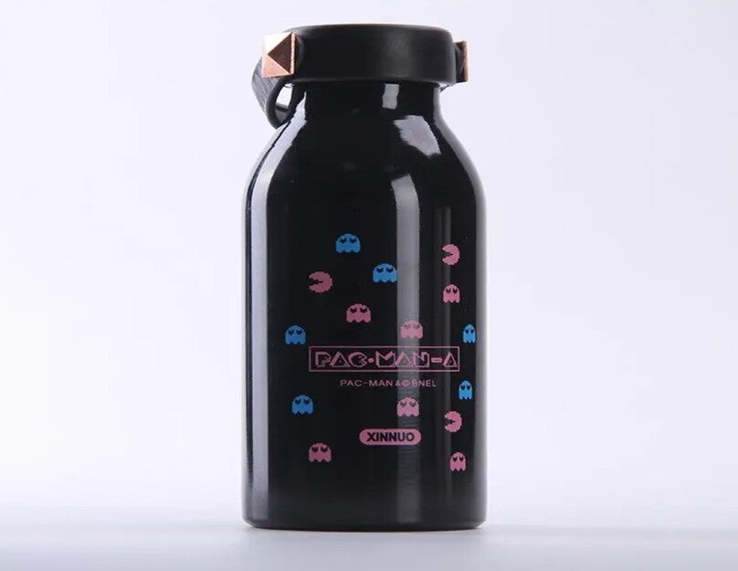 
                      
                        Black Pac-Man Printed Bottle
                      
                    