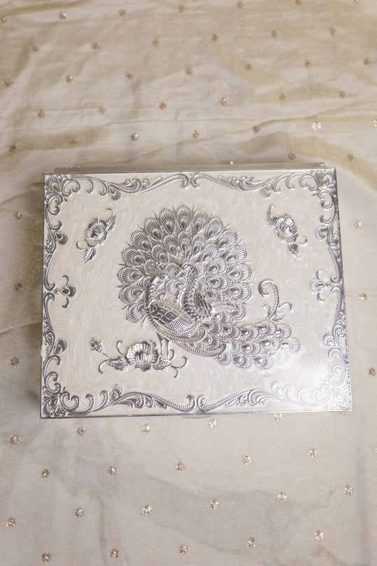 
                      
                        Peacock German Silver Decorative Box
                      
                    