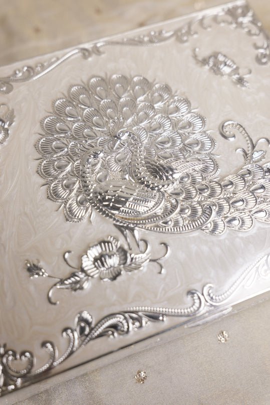 
                      
                        Peacock German Silver Decorative Box
                      
                    