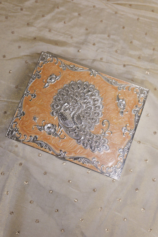 
                      
                        Peacock German Silver Decorative Box
                      
                    