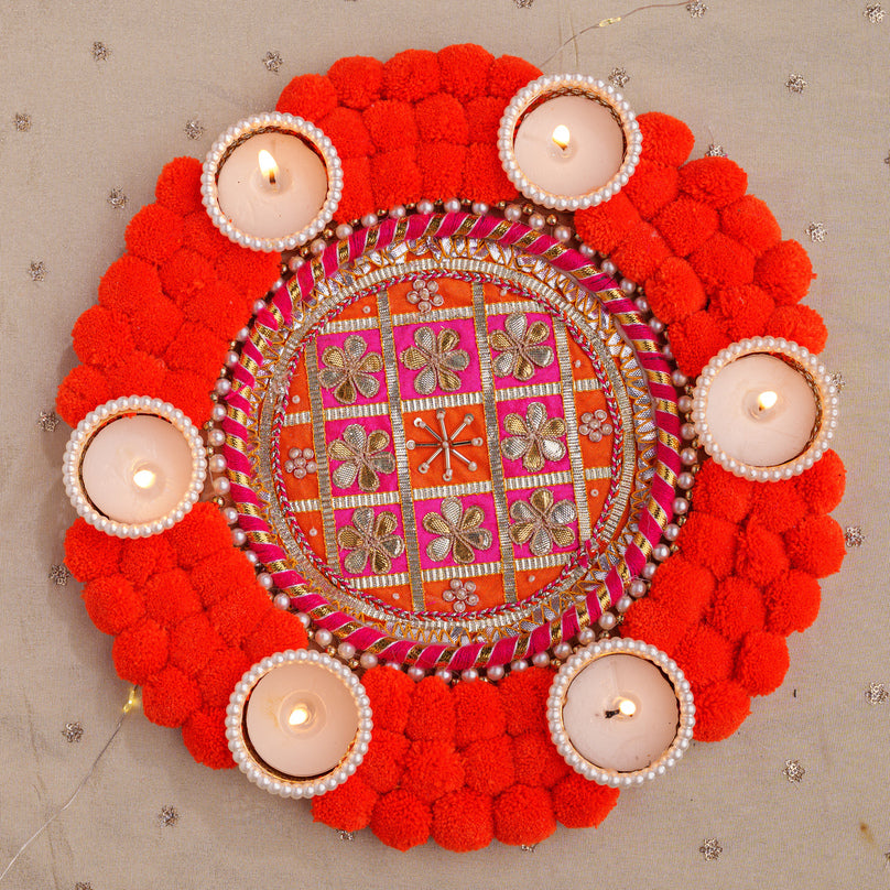 Pearl Glow Decorative Rangoli