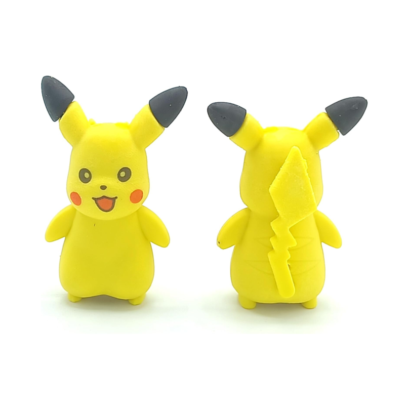 Pikachu pencil cap eraser set