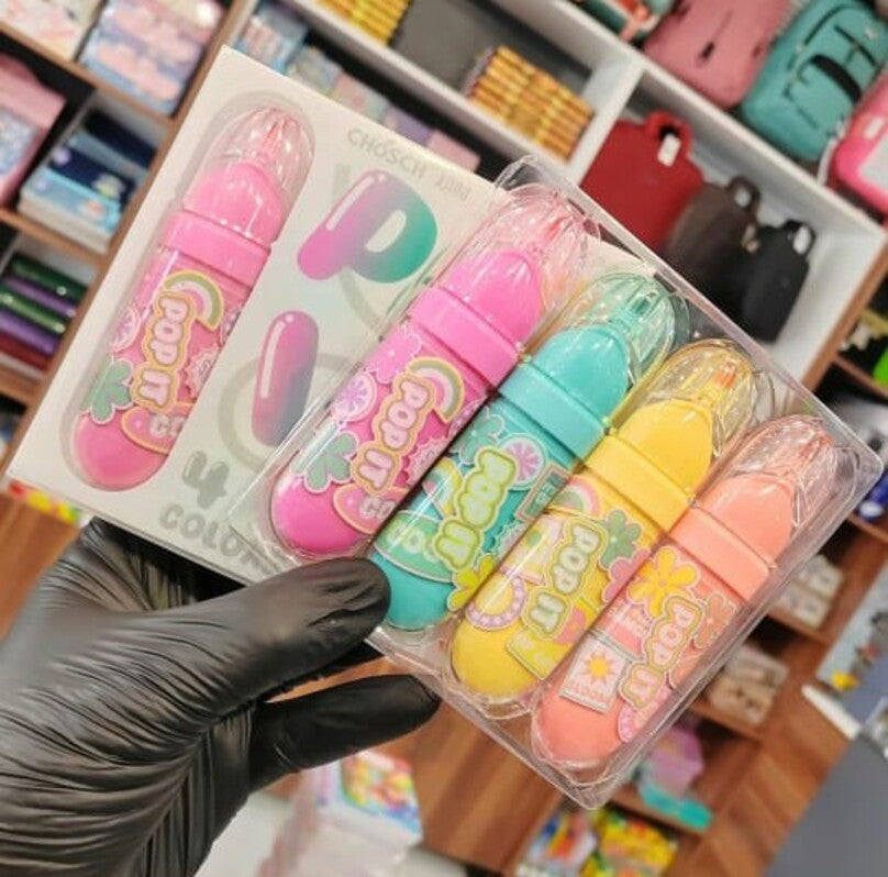 Pop-It Highlighter Set – 4 Colors