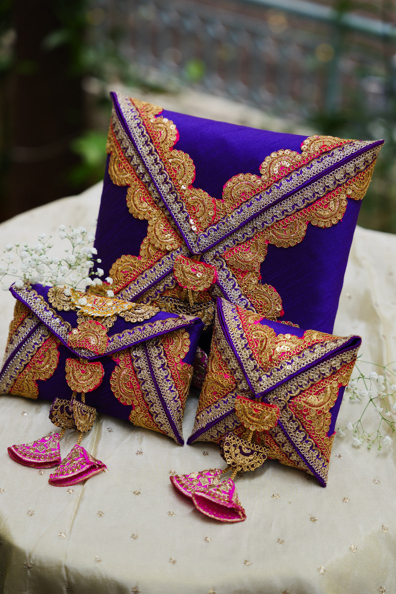 Diwali wedding festive cane hamper box
