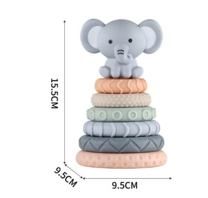 Fox Puzzle Stacking Building Blocks