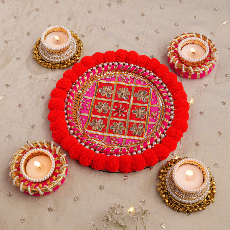 Radiant Blossom Rangoli