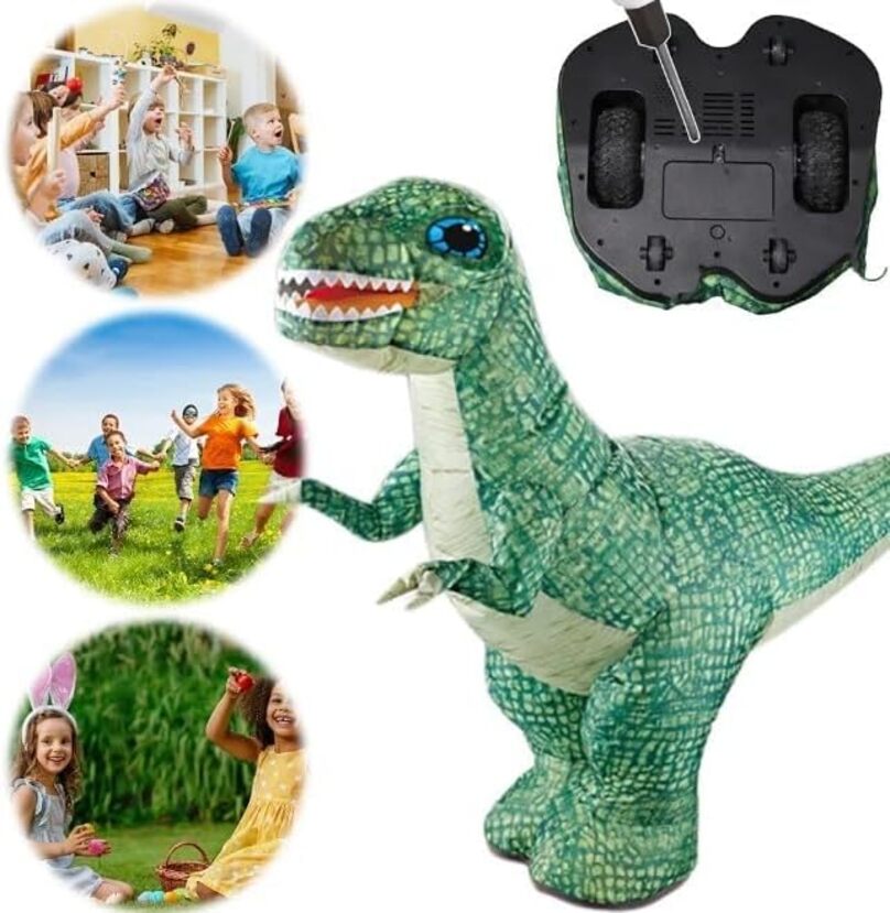 RC Dinosaur Toy – Remote Control Walking Dino with Lights