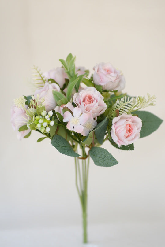 Rosy Embrace Artificial Rose Bouquet