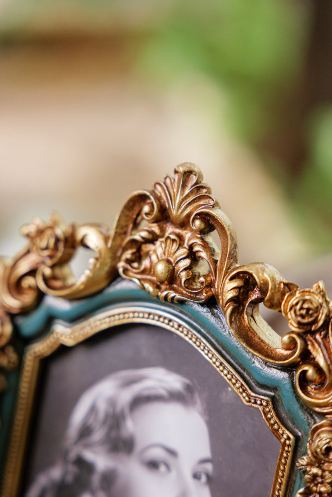 
                      
                        Royal Blue & Golden Ornate Photo Frame
                      
                    