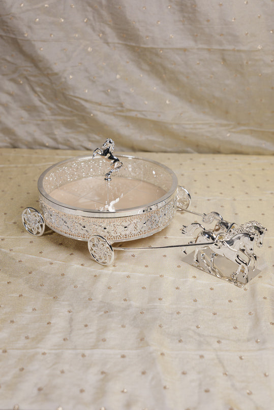 
                      
                        Royal Chariot German Silver Box
                      
                    