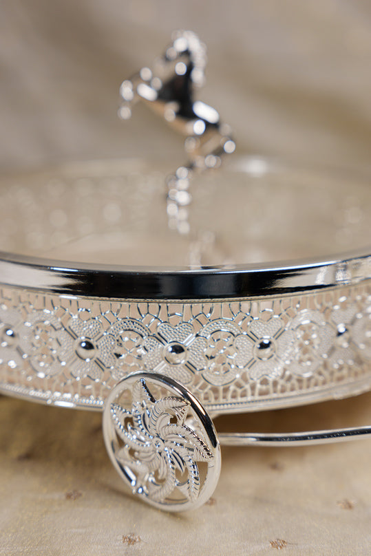 
                      
                        Royal Chariot German Silver Box
                      
                    