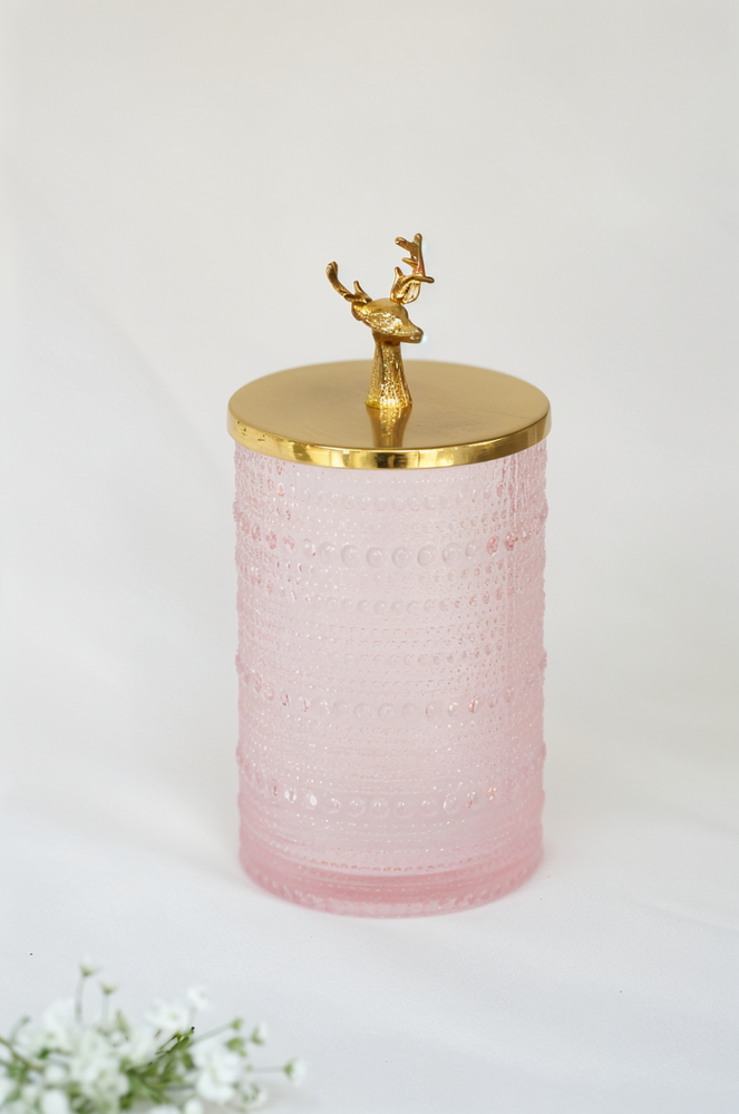 
                      
                        Royal Deer-Topped Jar
                      
                    