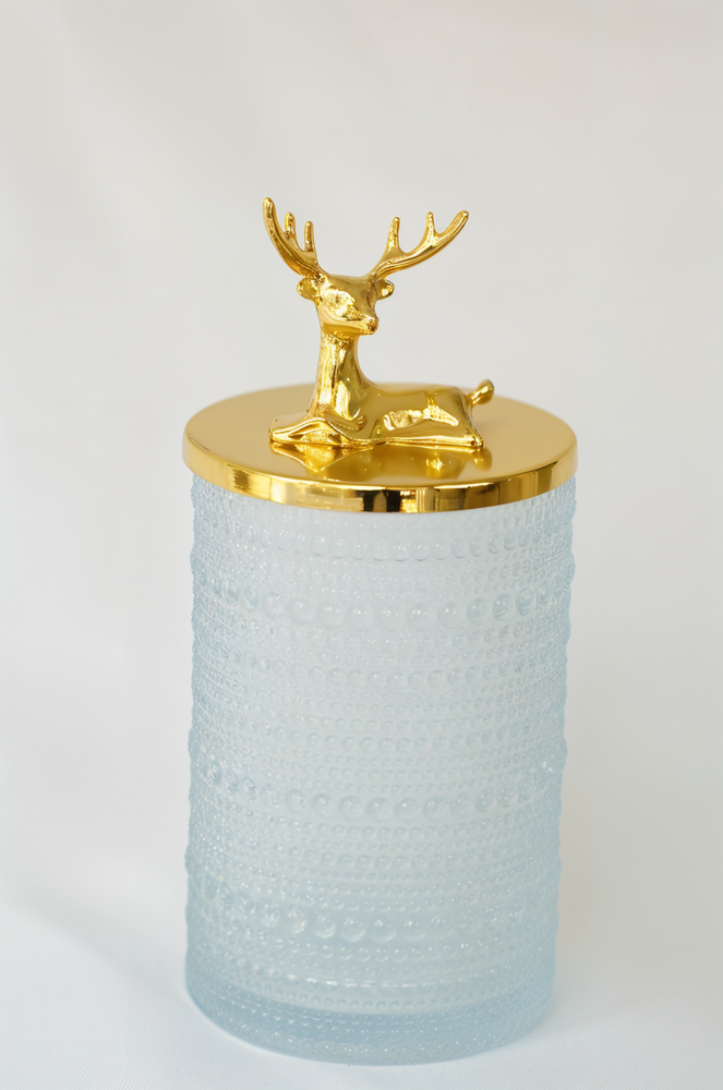 
                      
                        Royal Deer-Topped Jar
                      
                    