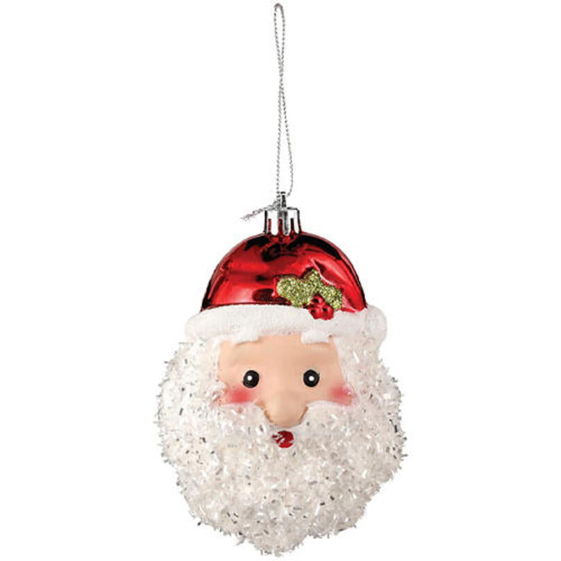 Santa Face Christmas Hanging Ornament