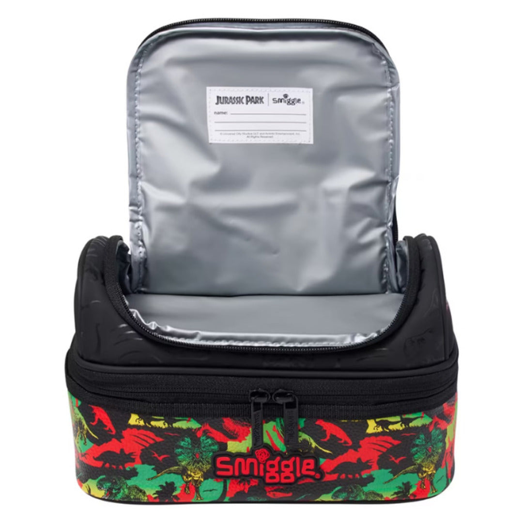 Kids lunch bag with Jurassic Park design