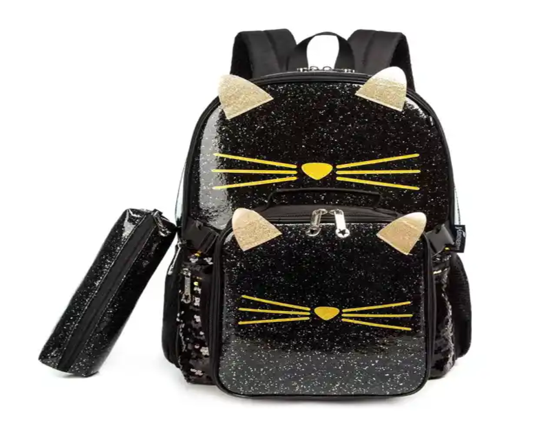 Black Cat Set Of 3 Bagpack