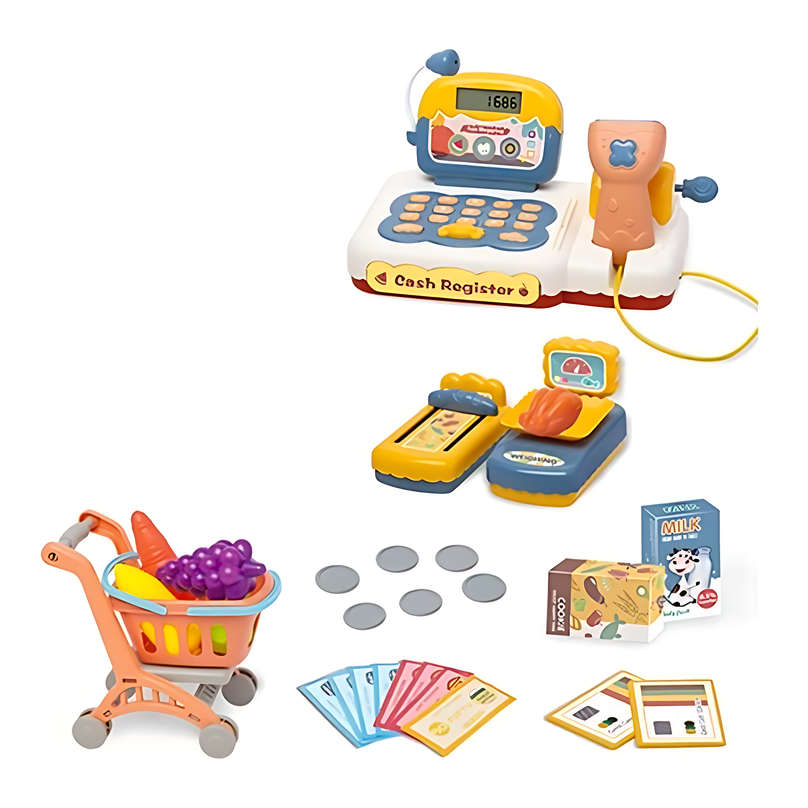 Shopping Super Market Cashier Mini Cash Register