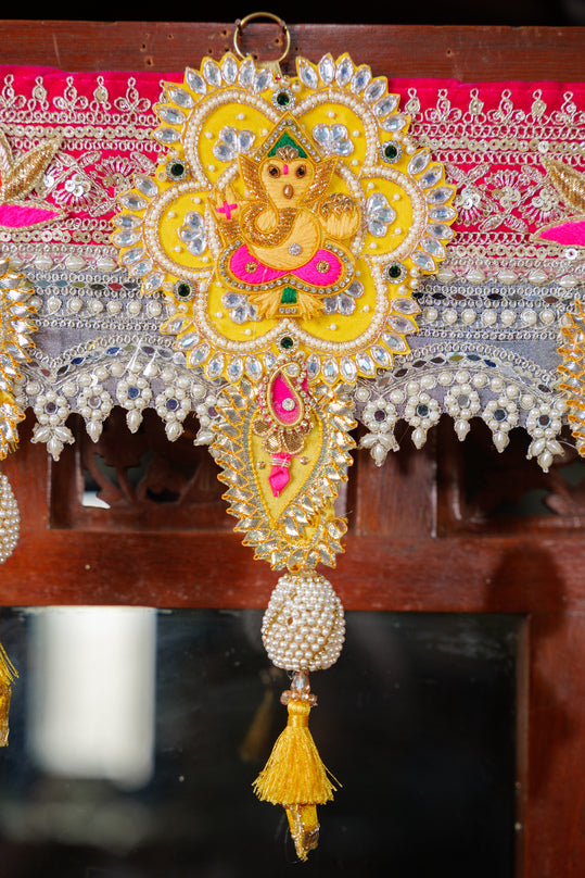 
                      
                        Shubh Embroidered Toran
                      
                    