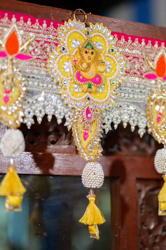 
                      
                        Shubh Embroidered Toran
                      
                    