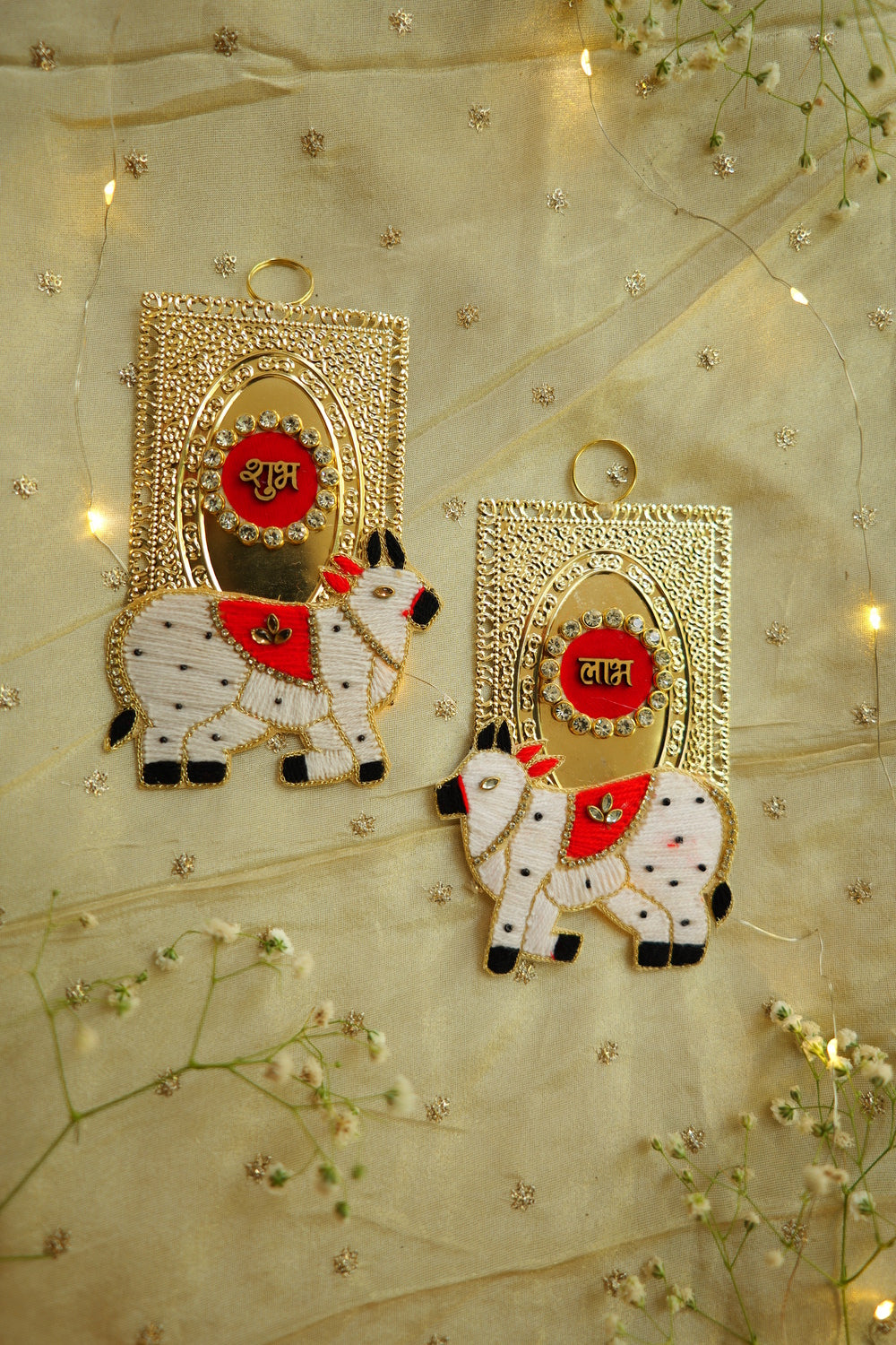 Shubh Labh Cow Pair