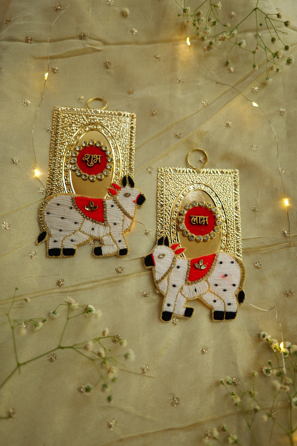 Shubh Labh Cow Pair
