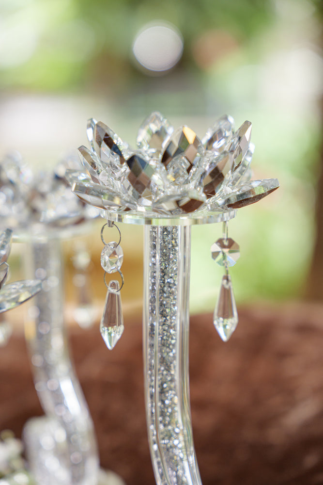 
                      
                        Silver Crystal Lotus Candle Holder (Set)
                      
                    