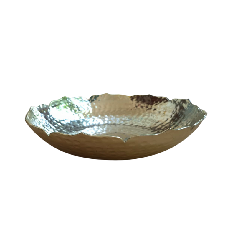 Silver Irregular Edge Urli