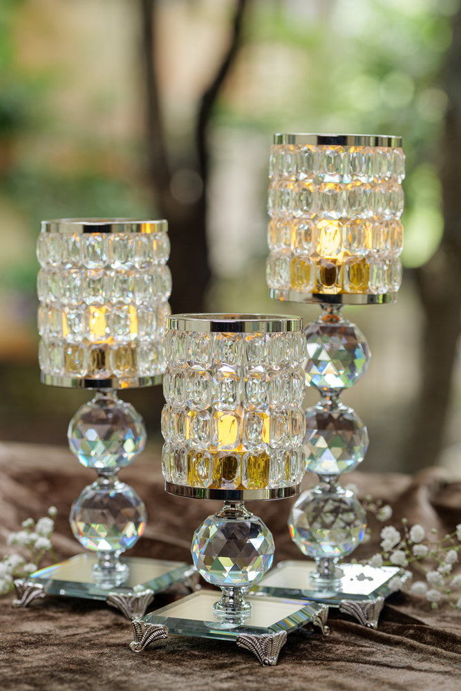 
                      
                        Silver Luxe Crystal Candle Holders (Set)
                      
                    