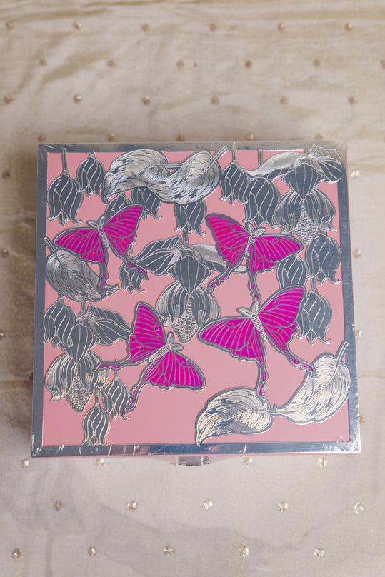 Silver-Plated Lotus & Butterfly Box