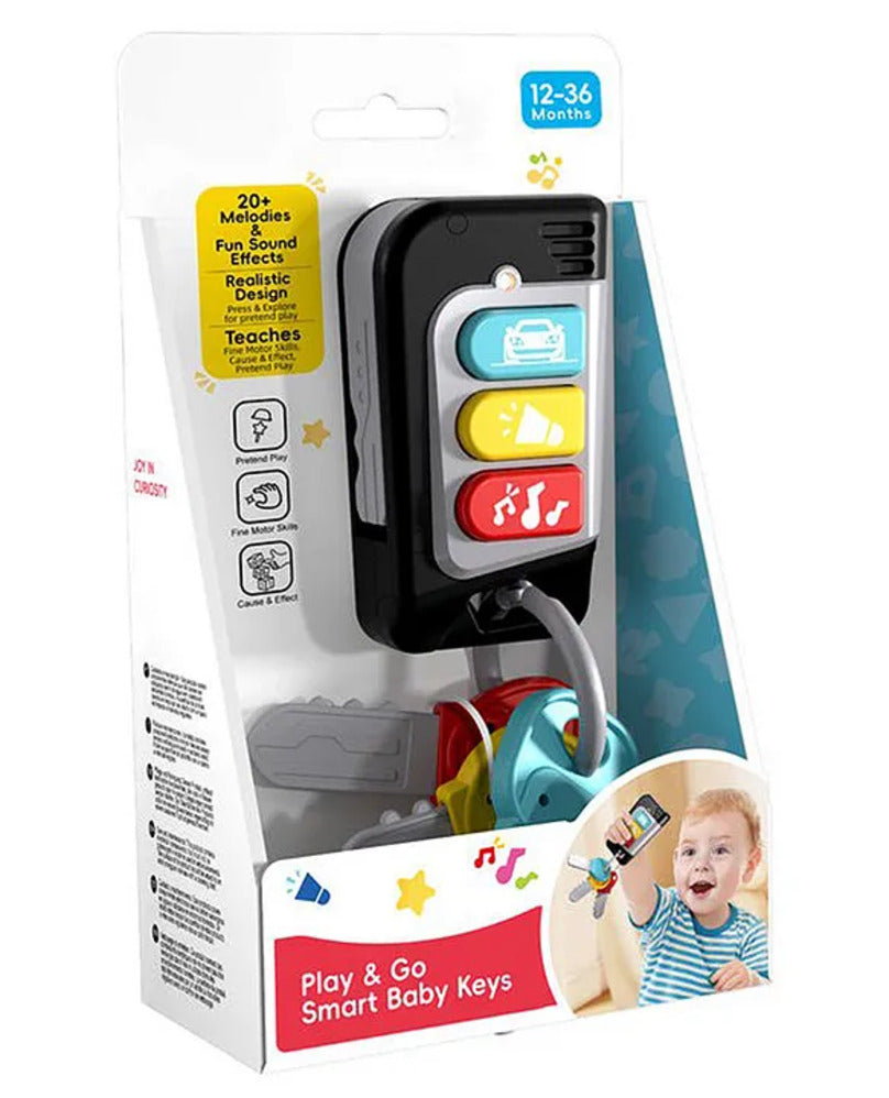 Smart baby keys toy with light and sound effects