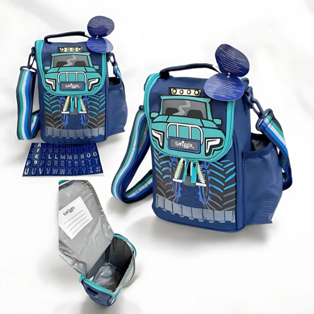 
                      
                        Smiggle tiffin bag for school boys
                      
                    