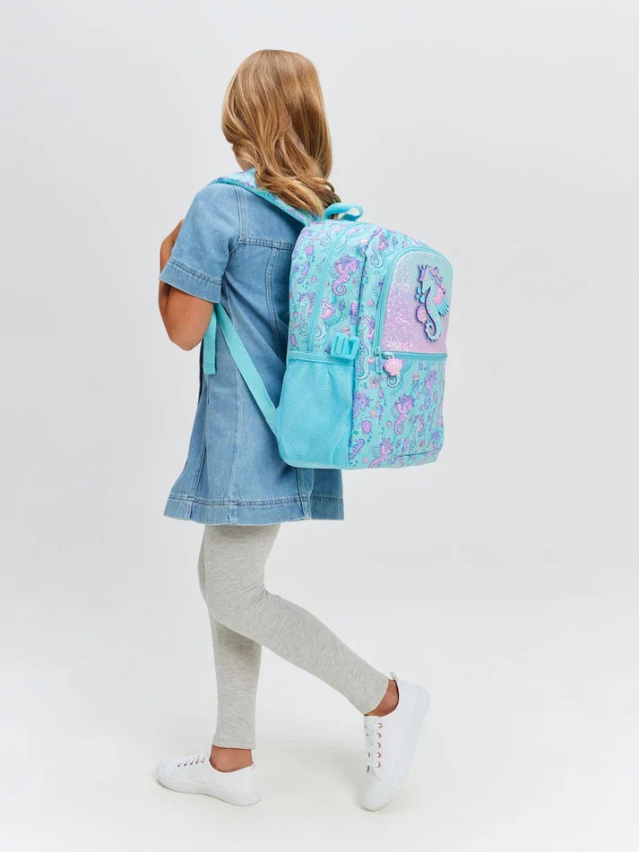 
                      
                        Smiggle seahorse sparkle backpack for girls
                      
                    
