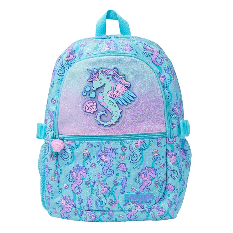 Seahorse-themed sparkle backpack Smiggle India