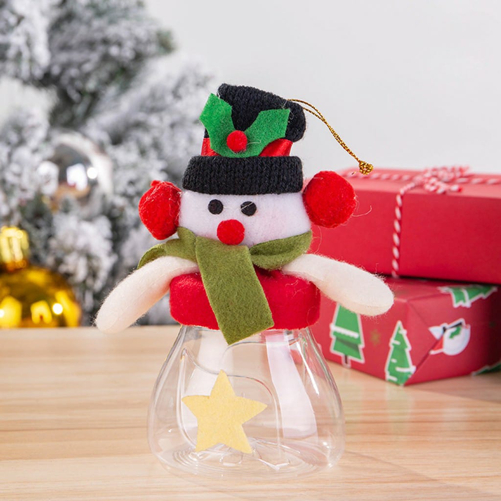 Snowman Christmas Candy Jar