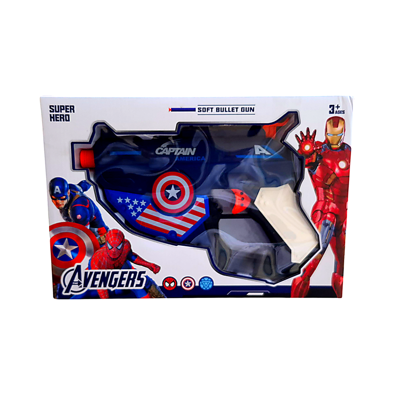 Avengers soft bullet toy gun for kids