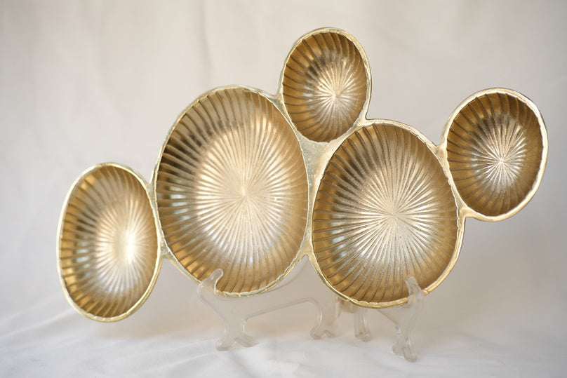 Solid Metal Serving Platter